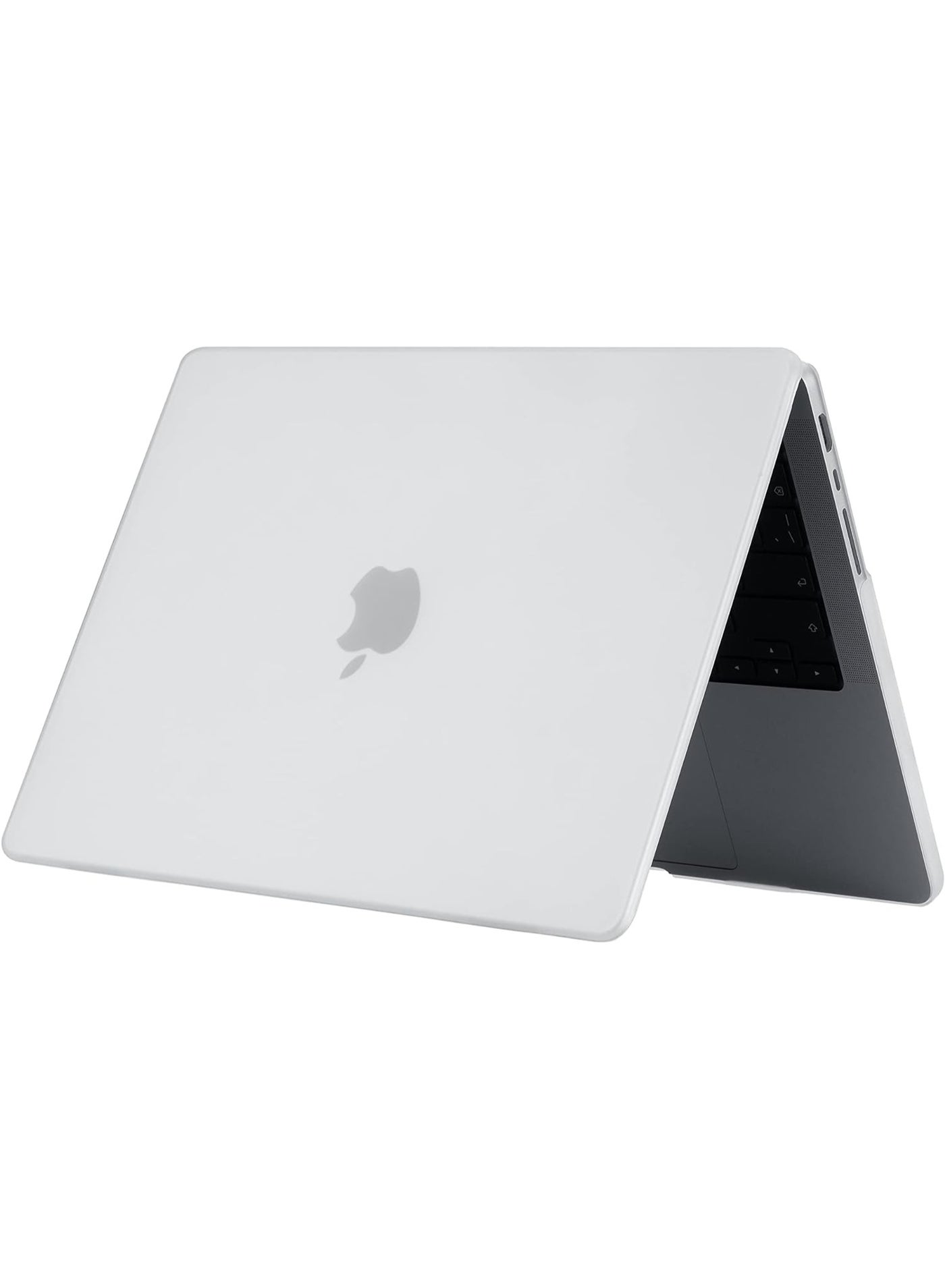 Smooth Matte Hard Shell Cover Compatible with MacBook Pro 14 inch M5 M4 M3 M2 M1 Pro Max Chip & Touch ID, 2025-- 2021 Release, Frsoted Clear